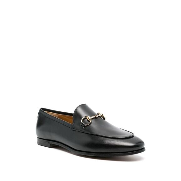 Gucci Shoes - GUCCI Calfskin Womens Jordaan Loafers Size 37 Black